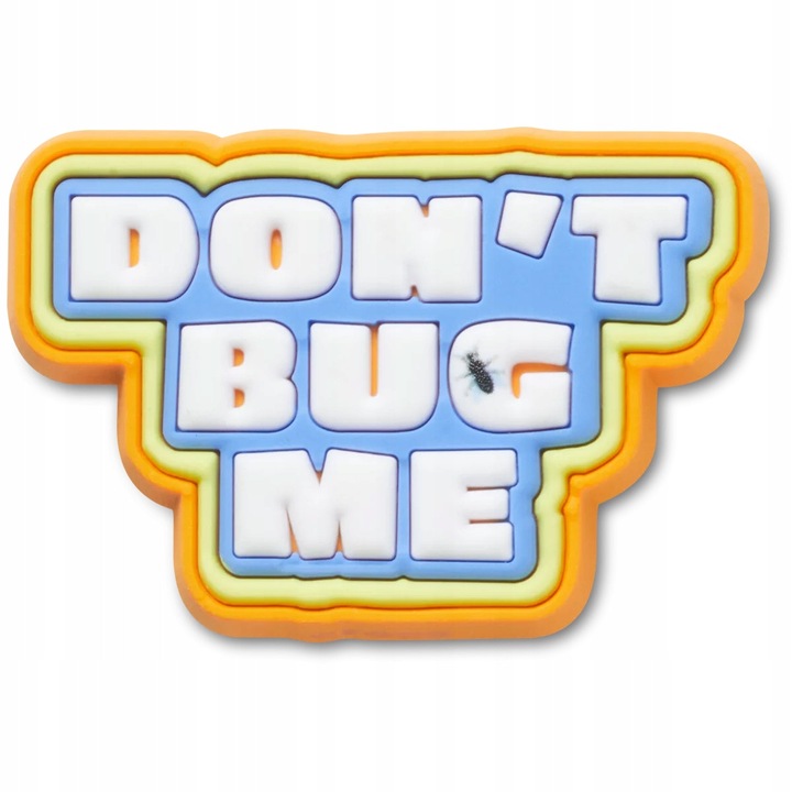 Crocs Przypinka Ozdoba Pin Charms Jibbitz Do Butów Dont Bug Me, Multicolor