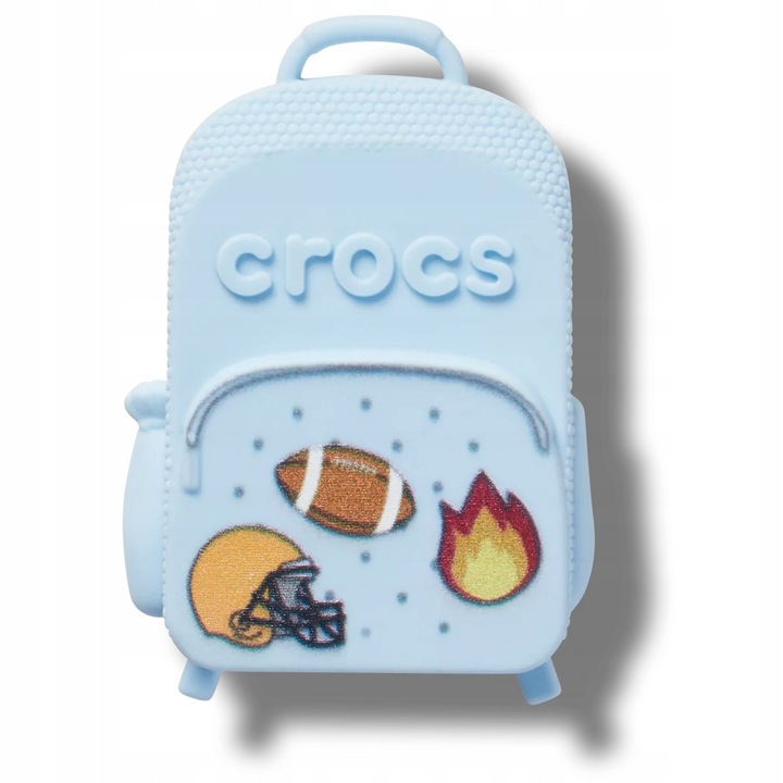 Crocs, Accesoriu incaltaminte Jibbitz, Classic Blue Backpack, Multicolor
