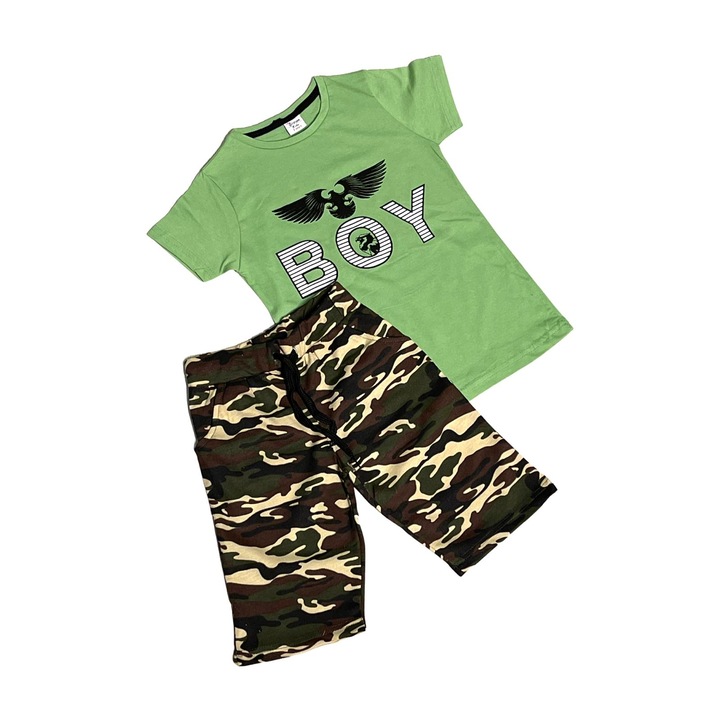 Комплект за деца, 3-7 години, Army, момче, зелен - 3 години