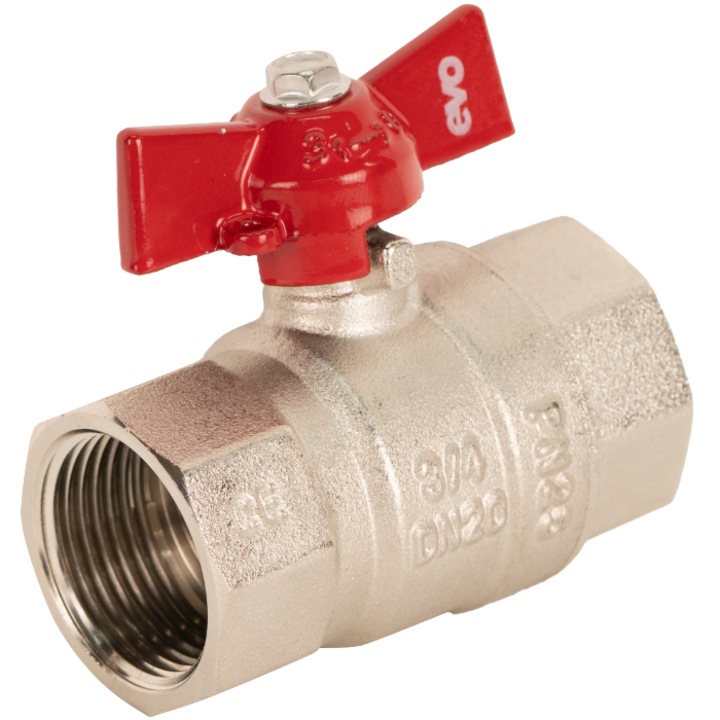 Robinet Sfera-Fluture EVOSANITARY FI-FI 1048, 3/4 inch