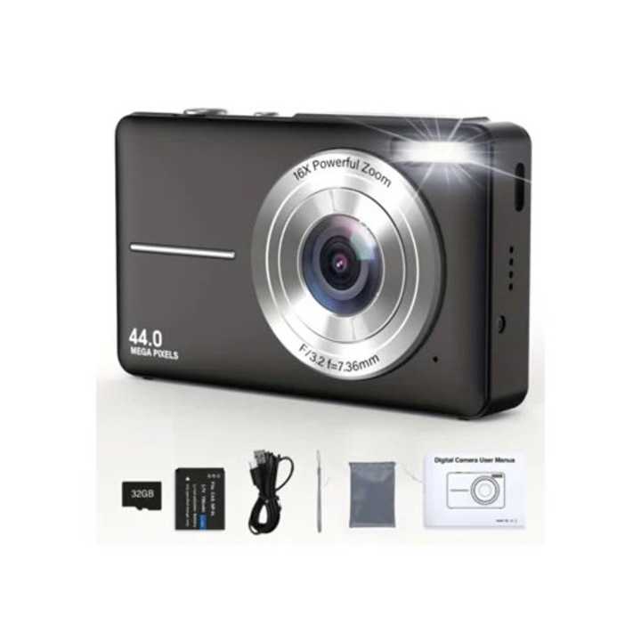 Kamera videó Gertiz Digital HD Blog DC430, fekete