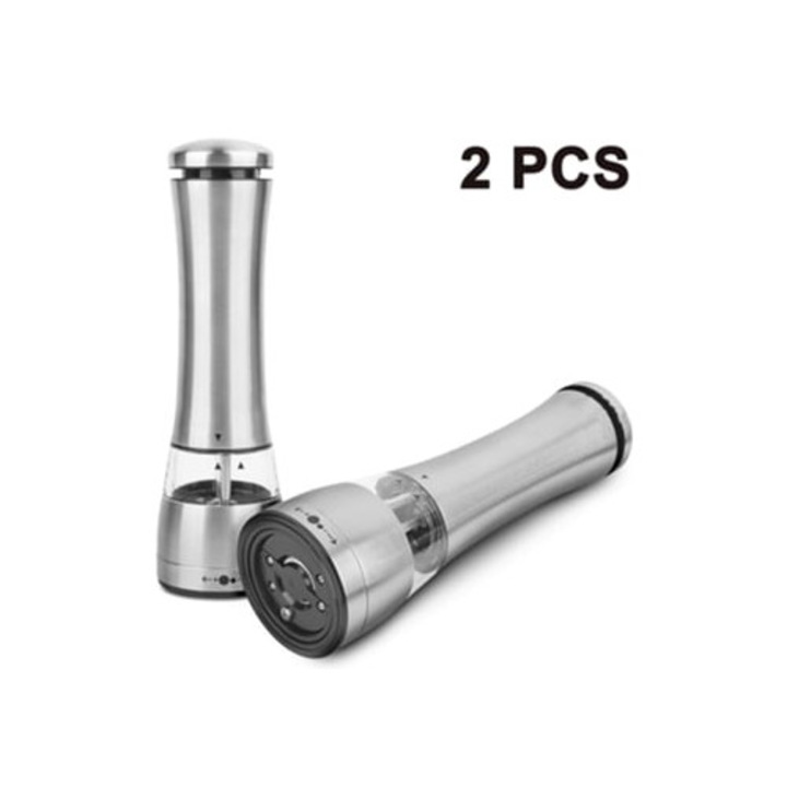 Rasnita electrica pentru condimente, Aquaforge, pentru sare si piper, 220V