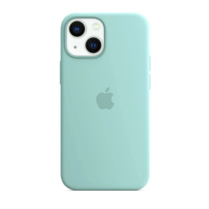 Силиконов Калъф за iPhone 13, Shockproof, Аквамарин