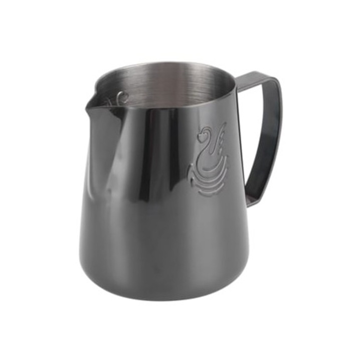 Cana din inox 304, 400ml, set accesorii latte art