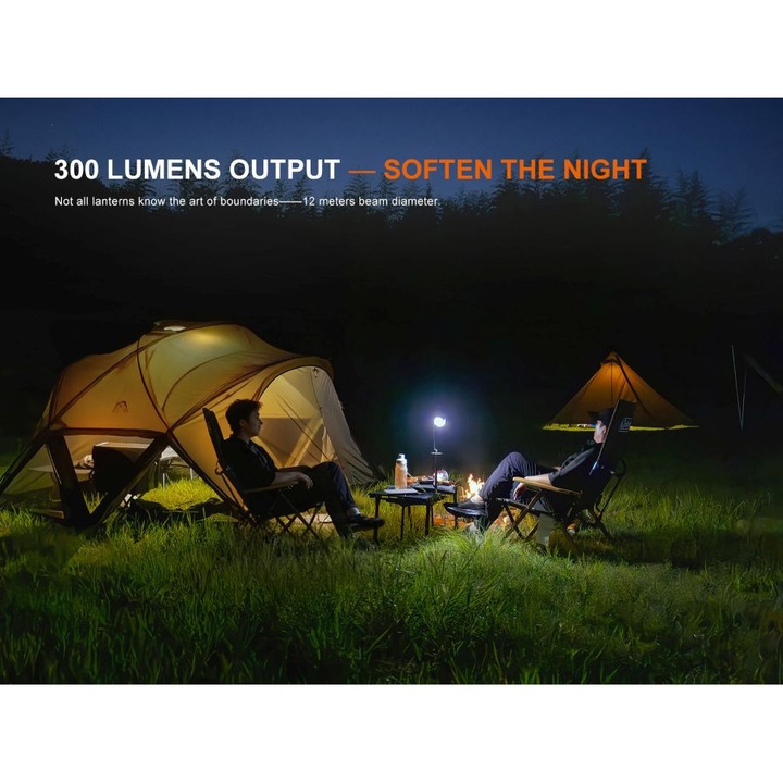 Къмпинг лампа Fenix CL20R V2.0 LED - черна