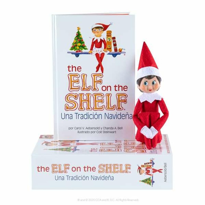 Papusa Cefatoys The Elf On The Shelf Craciun, set 3 piese, 30x8x28cm, design Elf