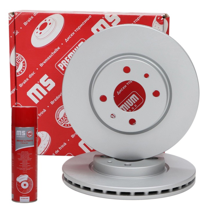 Master Sport Germany féktárcsa készlet, szellőztetett, 258x40.5mm, 2 darab