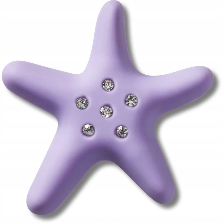 Crocs, Jibbitz cipőtartozék, Blue Starfish With Gems, Többszínű