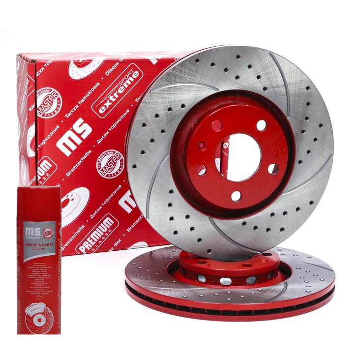 Master Sport Germany féktárcsa készlet, 2 darab, 25mm vastagság, 312mm átmérő