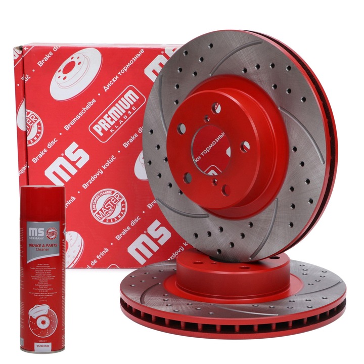 Master Sport Germany féktárcsa szett, szellőztetett, 2 darab, 277x56,5mm, Subaruhoz