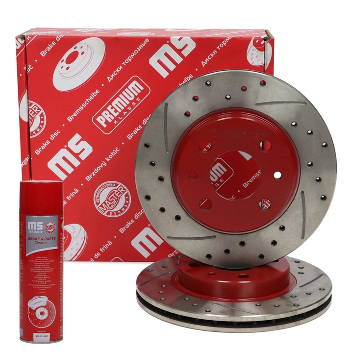 Fékbetét készlet Master Sport Germany, szellőző, 239x41.8mm, 4 lyuk, LADA 110-hez, 2 darab