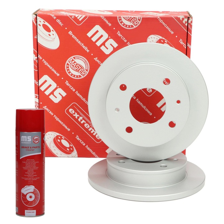 Master-Sport féktárcsa készlet, 230x43.8mm, 4 lyuk, Hyundai Atoshoz, 2 db