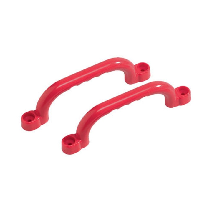 Set manere loc joaca, Małpiszon, 2 bucati, plastic, rosu, 25x7.5cm