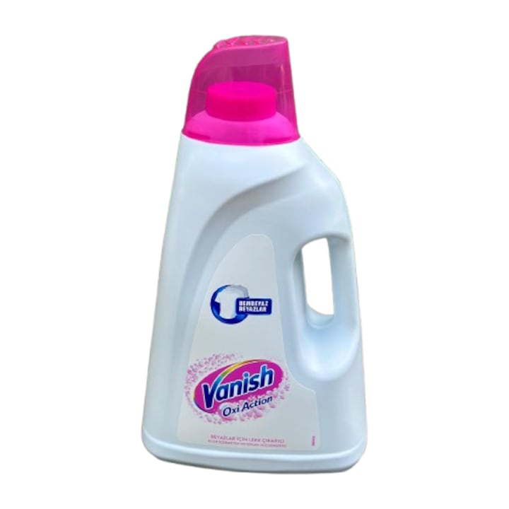 Vanish Oxi Action, solutie lichida indepartare pete, 3L, alb, 50 spalari