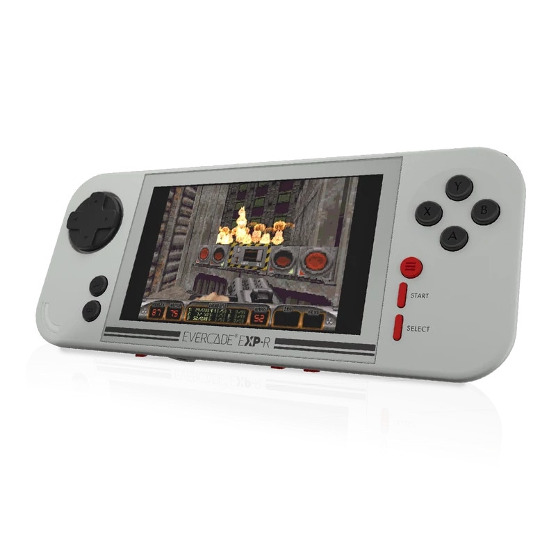 Consola de jocuri portabila, Evercade EXP-R Solo, IPS 800x480, Wi-Fi, USB-C, Editie Classic Retro, Colectia Duke Nukem 1