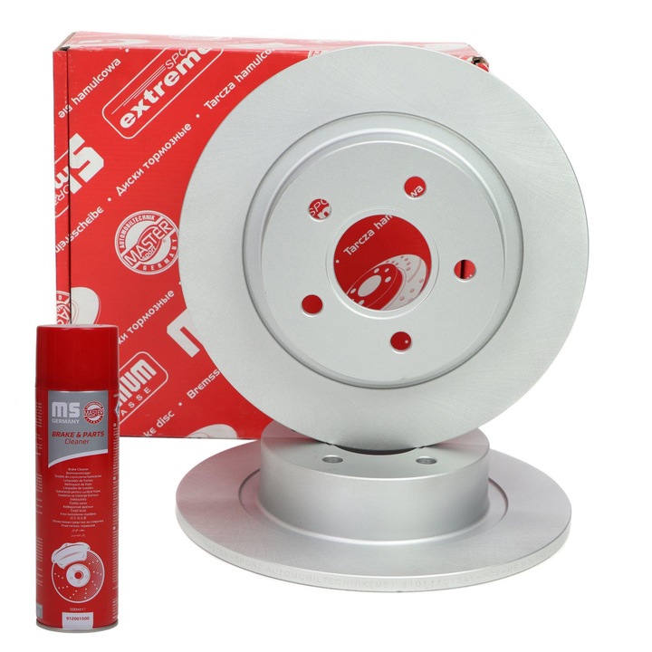 Master Sport Germany féktárcsa készlet 24011101541, 278x53.7mm, 2 db, 5 lyuk, hátsó, féktisztító spray-vel