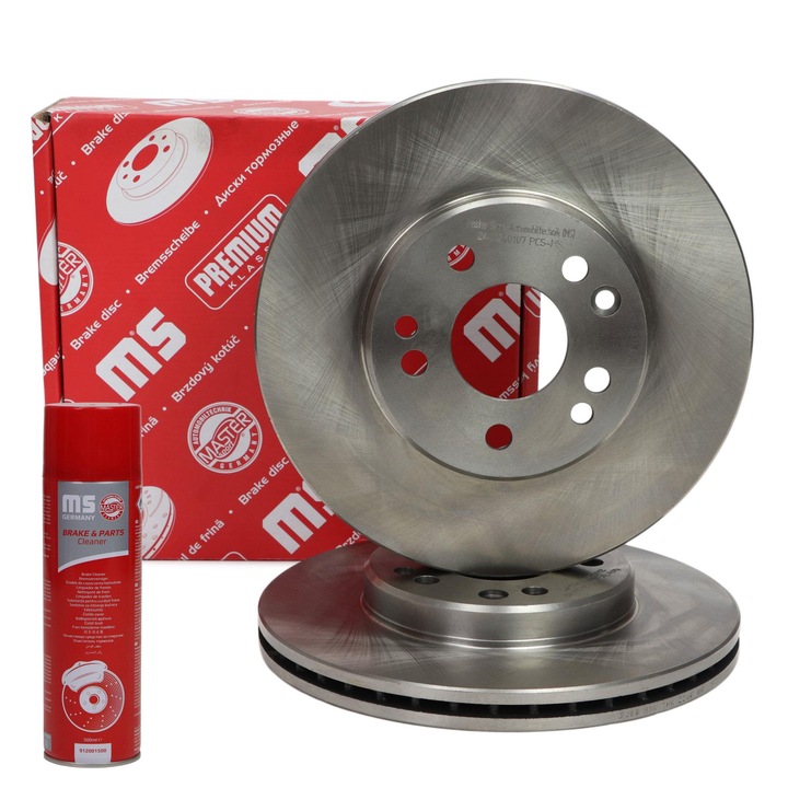 Fékbetét készlet Master Sport Germany, szellőző, 2 darab, 294x49,5mm, Mercedes-Benzhez