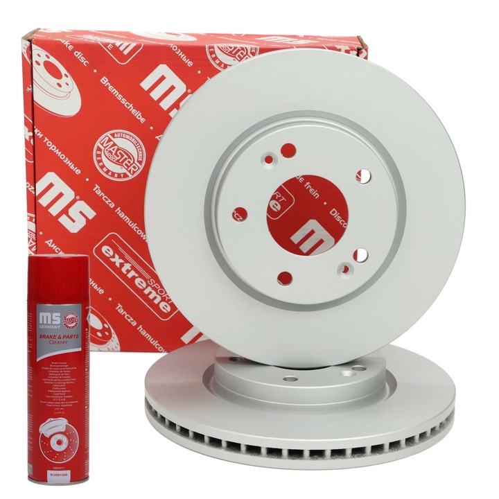 Master Sport Germany féktárcsa készlet, szellőztetett, 276x46,2mm, 2 darab