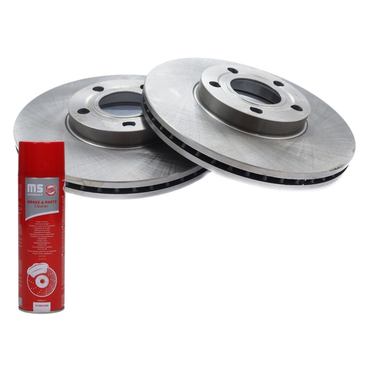 Master Sport Germany féktárcsa készlet, szellőztetett, 283x46.5mm, 2 db