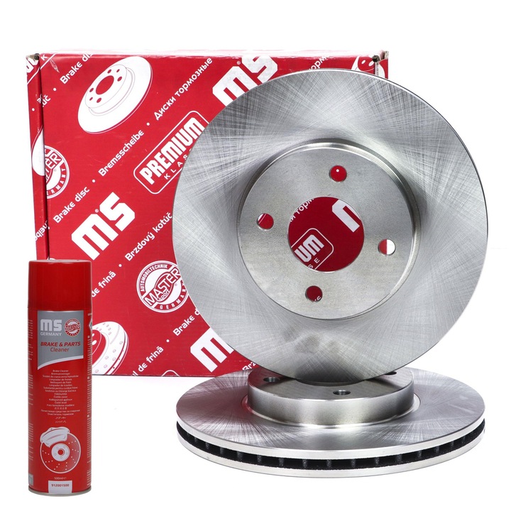 Fékbetét készlet Master Sport Germany, 2 db, 260x44mm, 4 lyuk, Nissan Micra IV és Note modellekhez