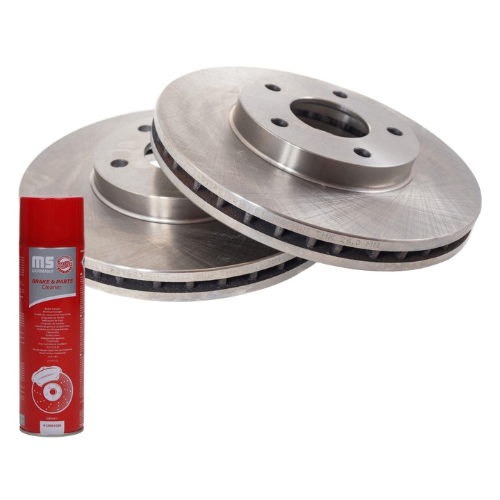 Master Sport Germany féktárcsa készlet, 2 db, 280x49.1mm, 5 lyuk, első