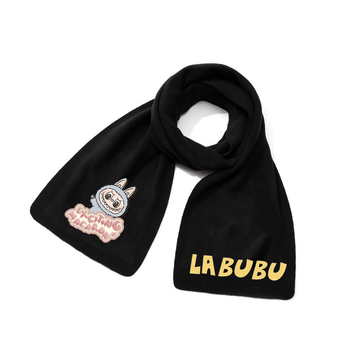 Шал LABUBU, дебел, топъл, 160x25см