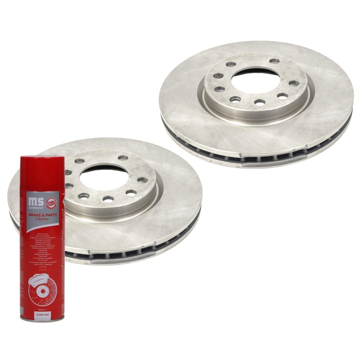 Master-Sport féktárcsa készlet, hűtött, 278x43.3mm, 2 darab, Opel Corsa D-hez