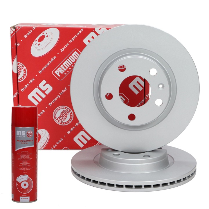 Master-Sport féktárcsa, 2 db-os készlet, szellőztetett, 280x46, 5 furat, 9 másodlagos furat, 12,67 kg