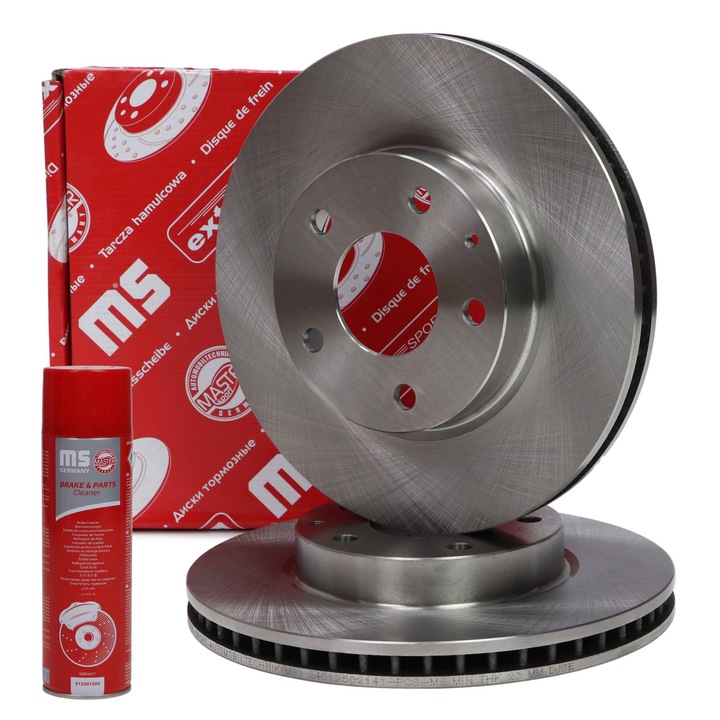 Master-Sport féktárcsa készlet, szellőztetett, 280x51,5mm, 5 lyuk, Mazda 3-hoz