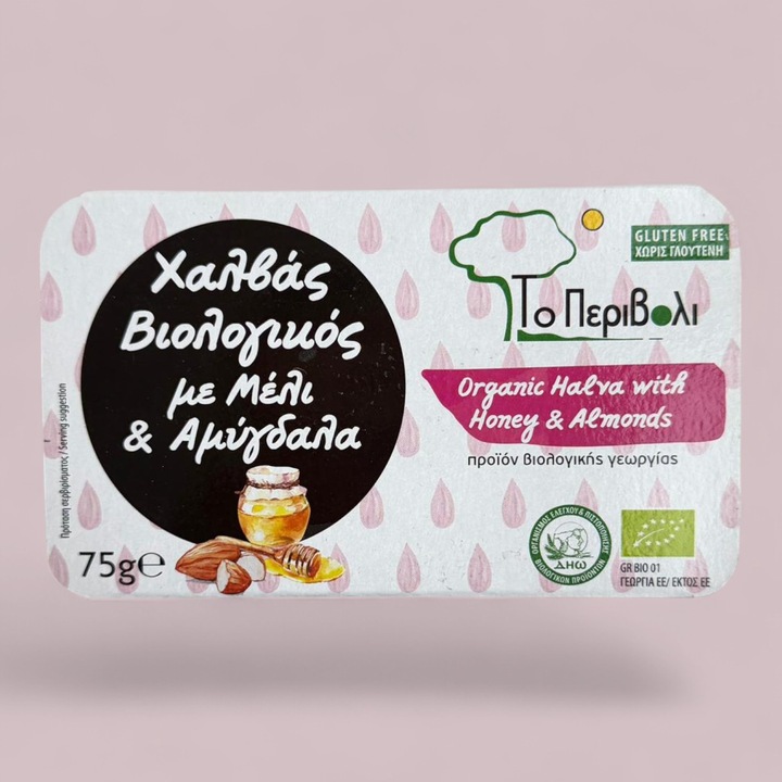 Halva BIO cu miere si migdale - 75gr