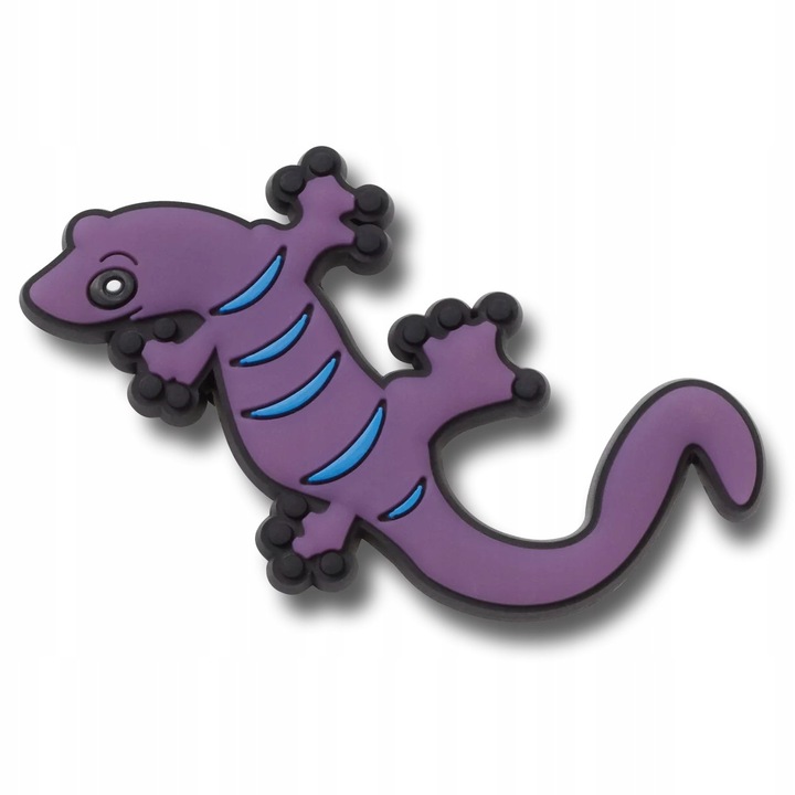 Crocs, Accesoriu incaltaminte Jibbitz, UV Changing Purple Lizard, Multicolor