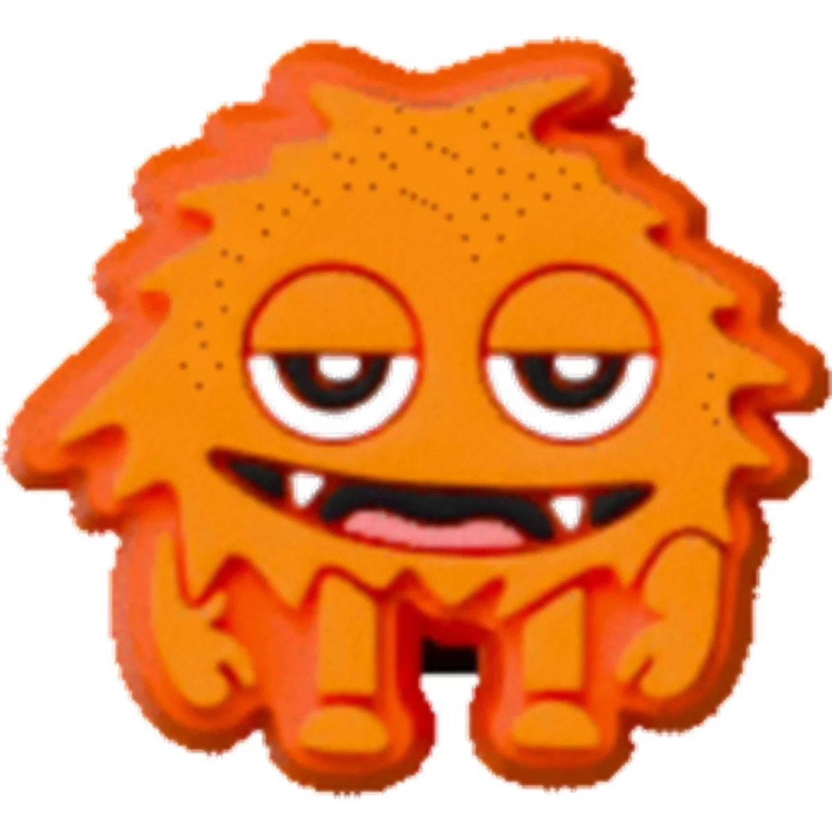 Crocs, Accesoriu incaltaminte Jibbitz, Tiny Orange Monster