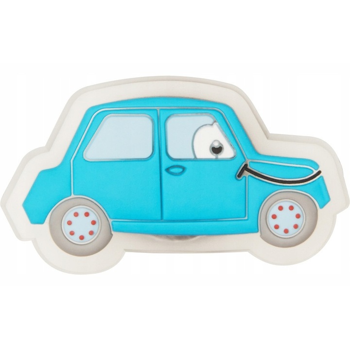 Crocs, Accesoriu incaltaminte Jibbitz, LED Car, Multicolor