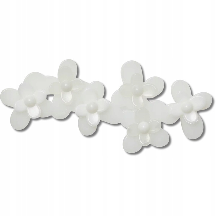 Crocs, Accesoriu incaltaminte Jibbitz, Blooming White Florals, Multicolor