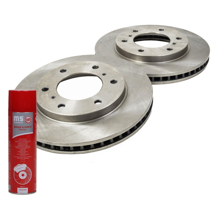 Master-Sport féktárcsa készlet, szellőztetett, 6 lyukú, 294x46.4mm, Fiat Fullback és Mitsubishi L200 modellekhez