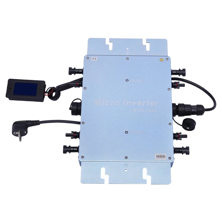 Invertor solar impermeabil IP65, Micro Invertor pentru panouri solare de 30V sau 36V, 1200W