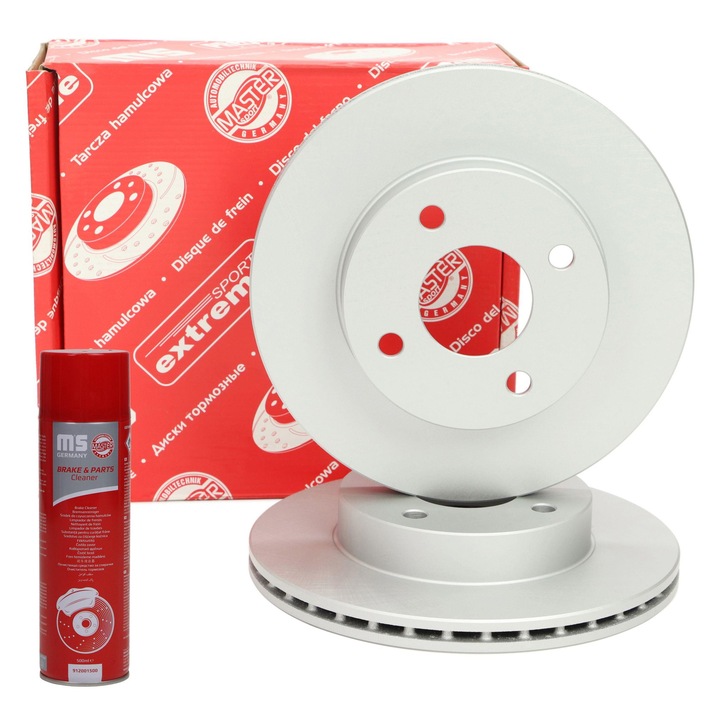 Master-Sport féktárcsa készlet, szellőztetett, 238x46,2mm, 4 lyuk, Nissan Micra II (K11) típushoz