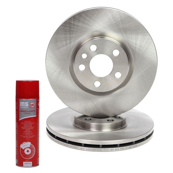 Master-Sport féktárcsa készlet, hűtött, 285x43.7mm, 2 darab