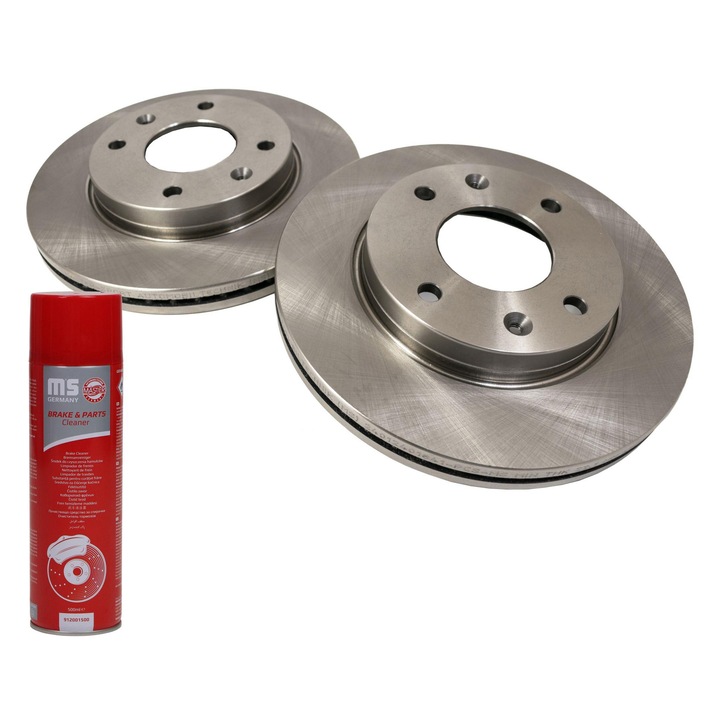 Master-Sport féktárcsa készlet, szellőztetett, 257x46,7mm, 4 furat,