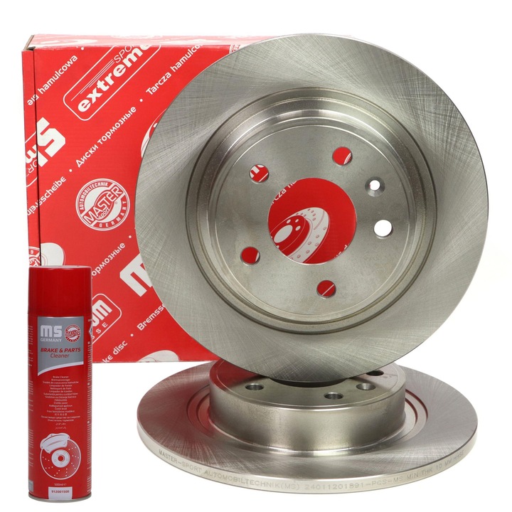 Master-Sport Hátsó féktárcsa, 2 darab, 292x45mm, 12mm vastagság, többszínű