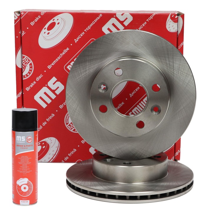 Master-Sport féktárcsa készlet, szellőztetett, 236x51mm, 4 lyuk, Dacia Logan/Solenza