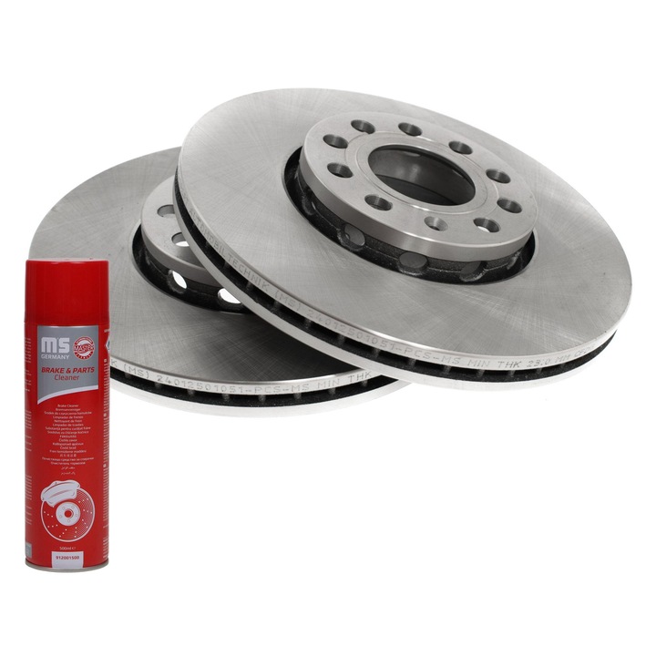 Fékbetét készlet Master-Sport, szellőző, 288x46.5mm, 2 db.