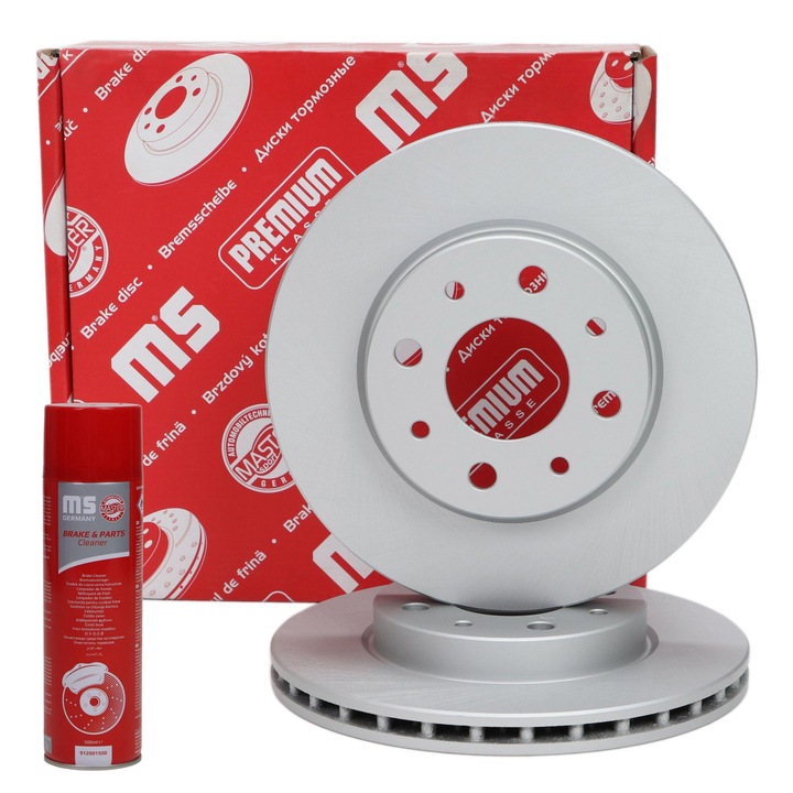 Master-Sport féktárcsa szett 2 db, szellőztetett, 241x40,5mm, Fiat 500/Panda