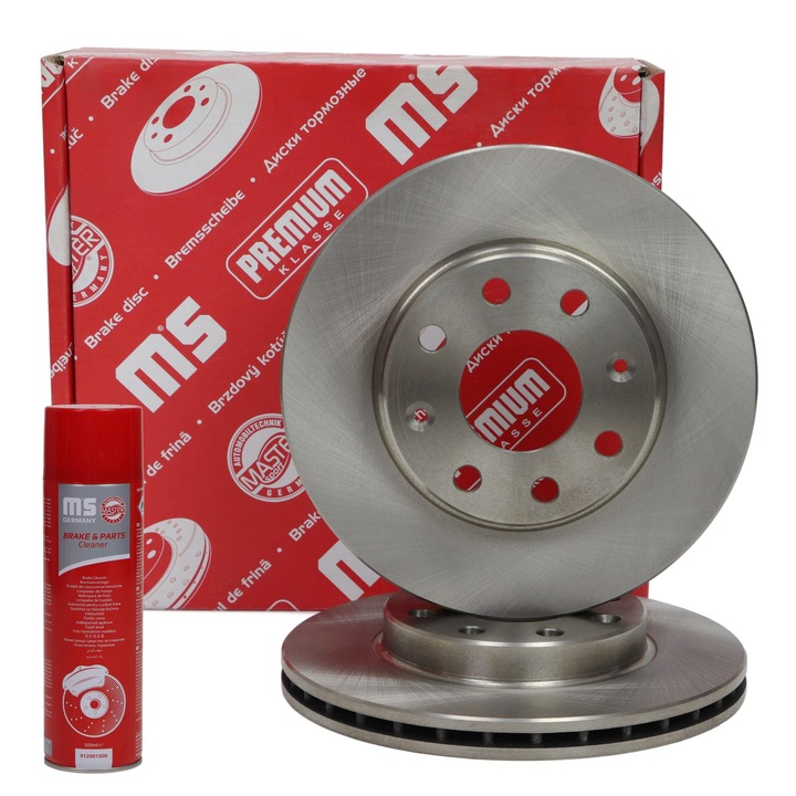 Master-Sport féktárcsák, 2 db-os készlet, szellőztetett, 236x41mm, Chevrolet Aveo/Kalos