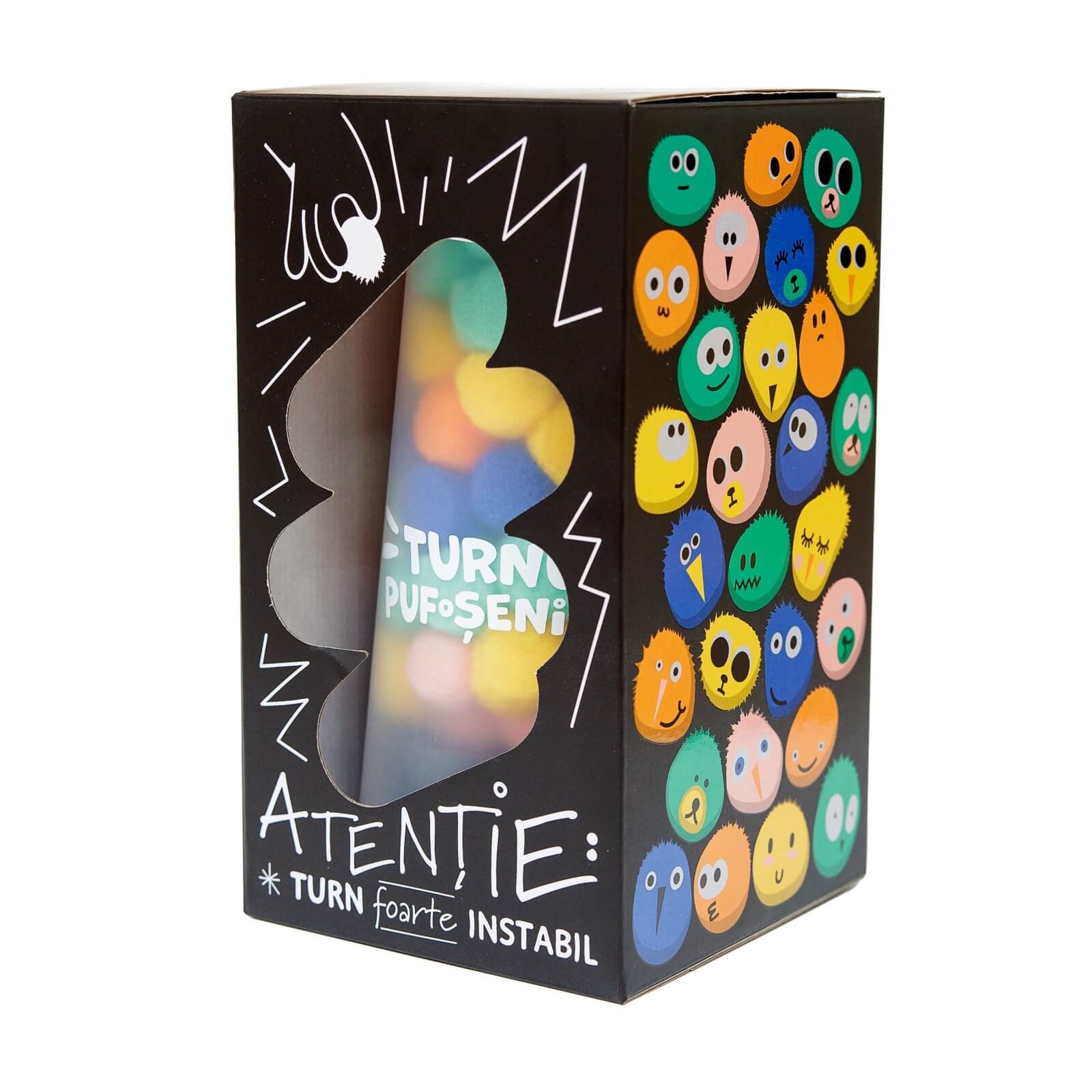 Joc Turnul pufoseniilor, 2-4 jucatori, +6 ani, lb. romana