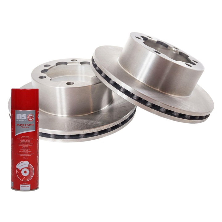 Master-Sport hátsó féktárcsa, szellőztetett, 2 darab, 303x93mm, 6 lyuk