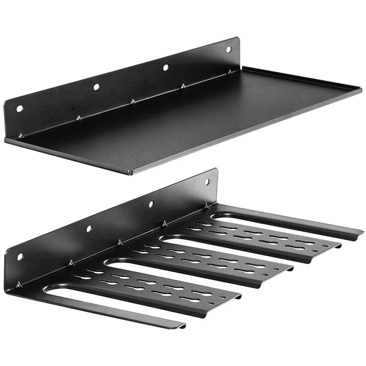 Fali szerszámtartó 4 rekesszel és 36 lyukkal, szerszámrendező tartó