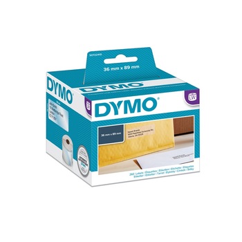 Etichete DYMO LabelWriter DY99013, adrese mari, permanente, 89mmx36mm, plastic transparent, 1 rola/cutie, 260 etichete/rola, S0722410 S0722400 99013 Etichete DYMO LabelWriter DY99013, adrese mari, permanente, 89mmx36mm, plastic transparent, 1 rola/cutie, 260 etichete/rola, S0722410 S0722400 99013