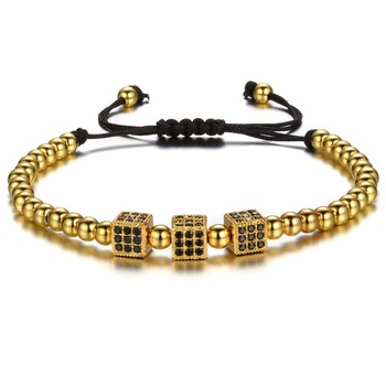 Bratara Brooks Gold Dice Zirconiu Bratara Brooks Gold Dice Zirconiu