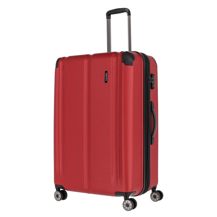 Troler Travelite City 4 roți, roșu, 124l